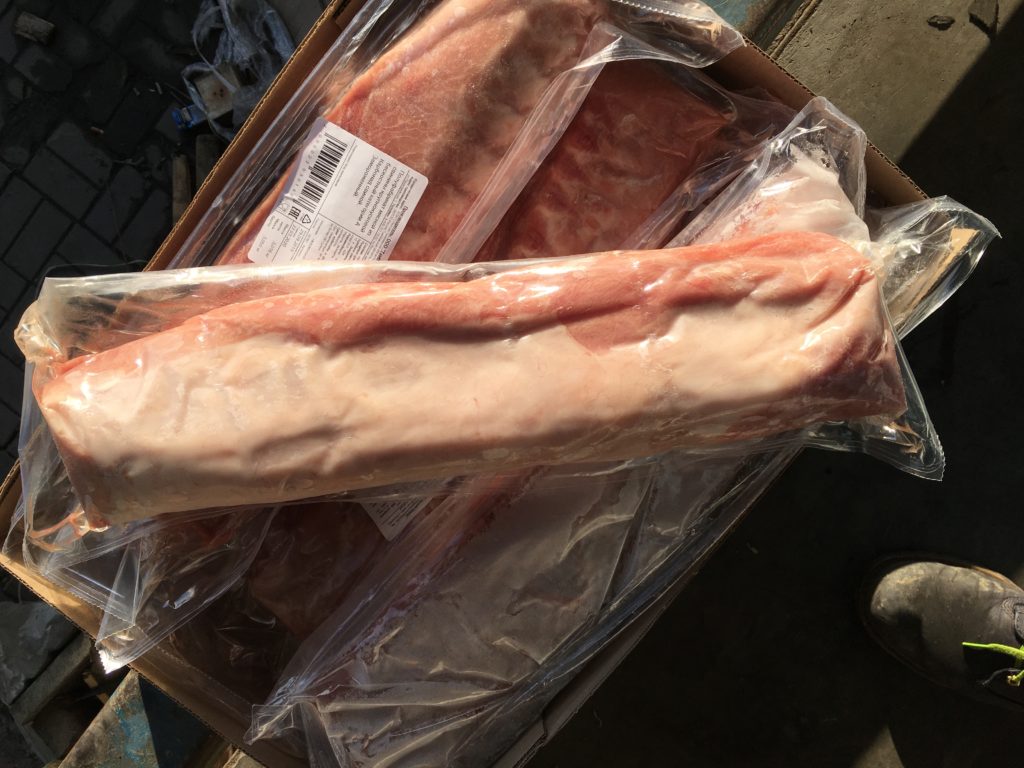 Карбонат свиной замороженный | Тамбовский бекон | ТК ЕС